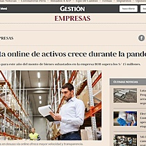 Subasta online de activos crece durante la pandemia